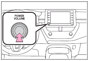 Toyota Corolla. Initial screen