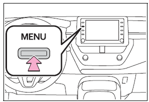 Toyota Corolla. Phone settings. Setup